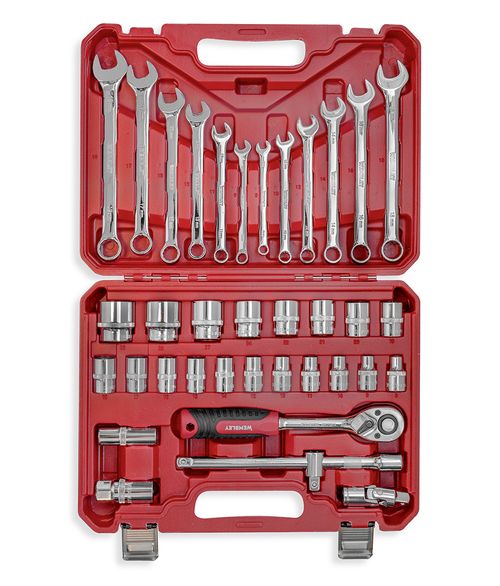 Juego de Bocallaves con Llaves Combinadas [Encastre 1/2"] (37 Pzs)